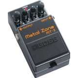 Pedal De Distorsión Para Guitarra Boss Metakl Zone Mt-2