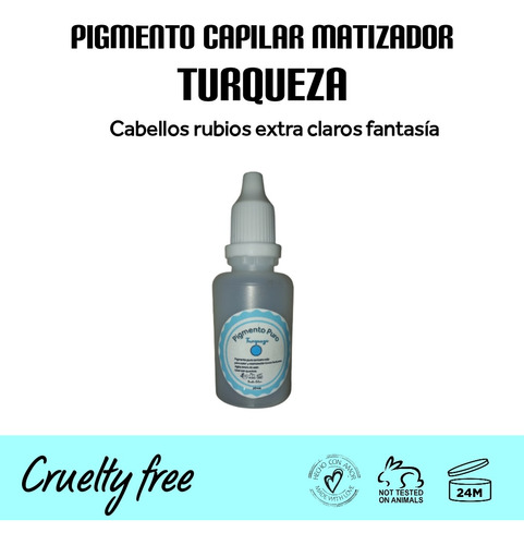 Pigmento Puro Capilar Turqueza/calipso Matizador