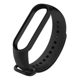 Malha De Pulseira De Silicone De Reposição Para Xiaomi Mi Band 7, Cor Preta