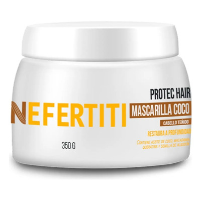 Mascarilla Para Cabello Teñido Coco, Keratina Nefertiti 350g | MercadoLibre