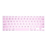 Funda Silicona Para Teclado Macbook Air 13  | Rosa Claro