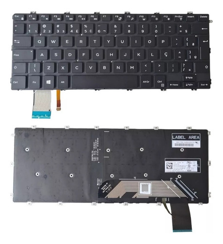 Teclado Notebook Dell Inspiron 14-5000 5488 P92g Iluminado