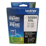 Cartucho De Tinta Brother Lc509bk Xxl Original Para Dcp-j100