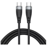 Cable Usb-c 100w Mallado Para Celulares, Tablet Amitosai 1mt Color Negro