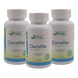 Clorofila Fnl Pack 3 Frascos 90 Cáps C/u Detox Mal Aliento 