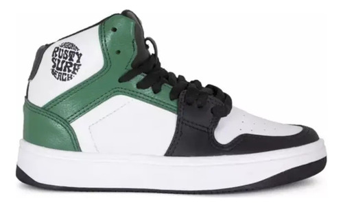 Zapatilla Rusty The Weekend Negro Verde