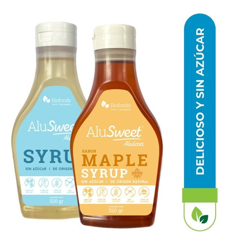 Pack Syrup Alusweet Sin Azúcar