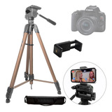 Tripé Para Camera, Webcam, Filmadoras, Greika Wt3770 1,65 M 