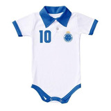 Body Cruzeiro Polo Branco Torcida Baby Oficial