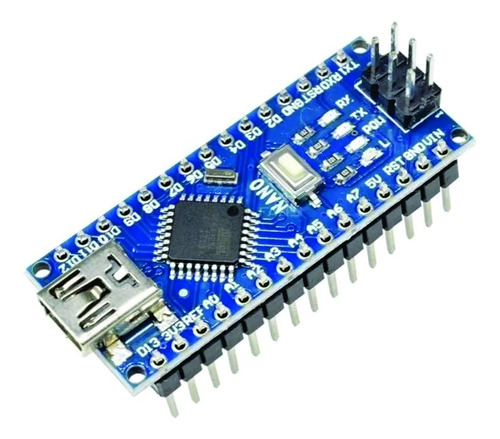 Arduino Nano V3 Atmega328 Ch340 Mini Usb 16m 5v Pines