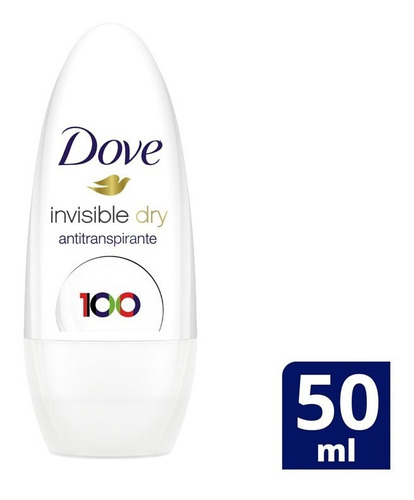 Dove Invisible Dry Desodorante Roll On 50 Ml