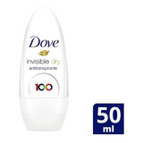 Dove Invisible Dry Desodorante Roll On 50 Ml