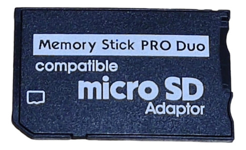 Adaptador Memory Stick  Pro Duo Compatível Psp Micro Sd 