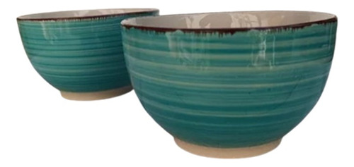 Pack 2 Bowl Pocillo Ceramica 13 Cm Cocina Multiuso