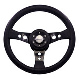 Volante Classico Rosseti Racing Pu Black Linha Ford