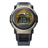 Reloj Hombre Casio G-b001mvb-8dr G-shock Correa Y Bisel Color Gris Fondo Dorado