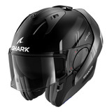 Capacete Shark Evo Es Kryd Yari Mat Kas Preto Cinza Fosco