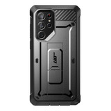 Forro Supcase Unicorn Beetle Pro Black Con Diseño Liso Para Samsung Galaxy S22 Ultra Por 1 Unidad