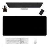 Mousepad Desk Pad Couro  Extra Grande 90x40 + Apoio Copo