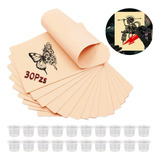 Piel Falsa Sintetica 30 Pcs Para Tatuar Silicon Estilo Apof