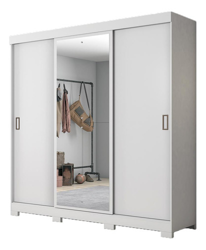 Guarda-roupa Com 3 Portas De Correr Nt5020 Notável Móveis