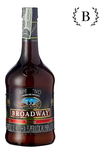 Crema De Whisky Broadway 700 Ml - Ml - mL a $57