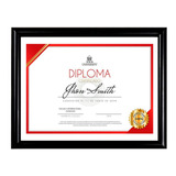 ¡¡¡ Marco Tamaño Carta Negro, Diploma, Con Vidrio !!!