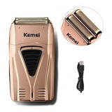 Afeitadora Kemei Gold Rose Km 3384 Barberia Barber Shaver