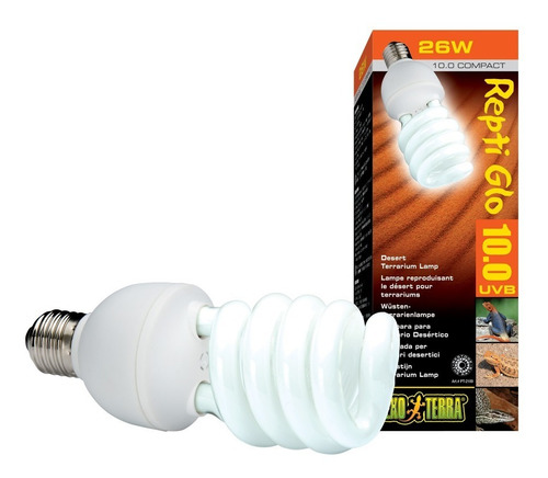 Foco Exo Terra Luz Repti Glo Uvb 10.0 26w 2189