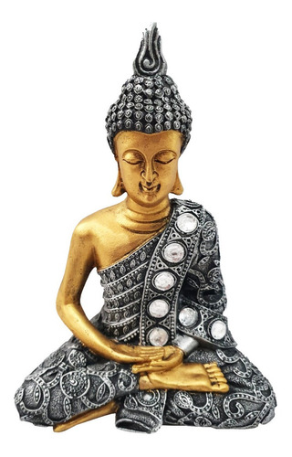 Buda Hindu Tailandês Tibetano Sidarta Estátua Resina Enfeite