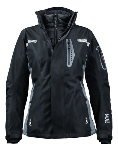 Parka Absolute Zero Mujer 3 En 1 Negro Z-8100-vonzay