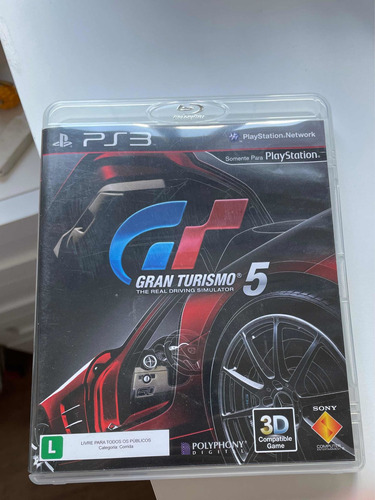 Jogo Ps3 Gran Turismo 5 Original Com Caixa