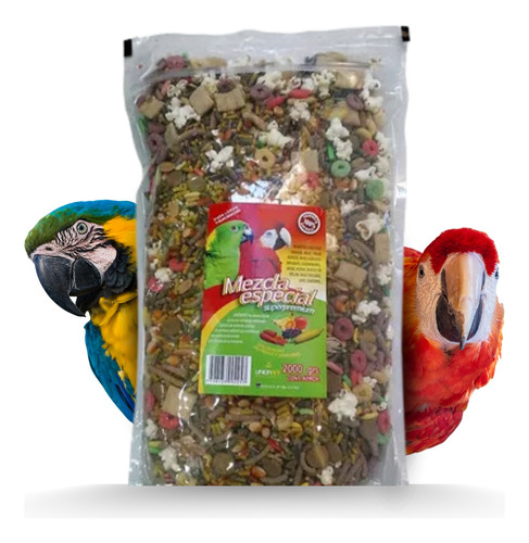 Alimento Loros Guacamayos Mezcla Especial 10 Kilos