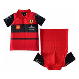 Polo Infantil F1 Ferrari Racing Mono Niños