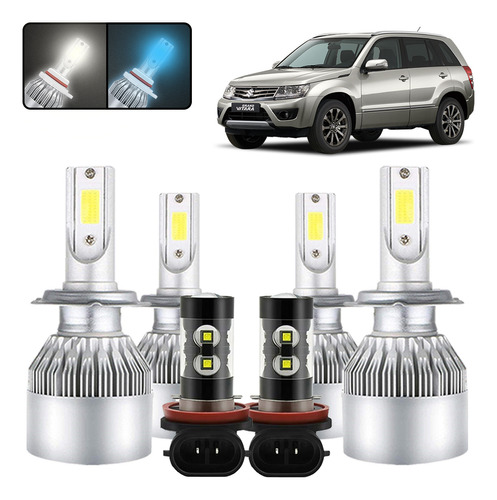 Kit De Focos Led H7 H11 Para Suzuki Grand Vitara 2016 2017