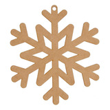 Copo Nieve Mdf Natural Colgante Esfera Navidad 20cm Mylin 3p Color Mod. A