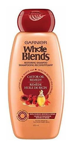 Garnier Whole Blends Restaurador Shampoo Remedio De Arce,