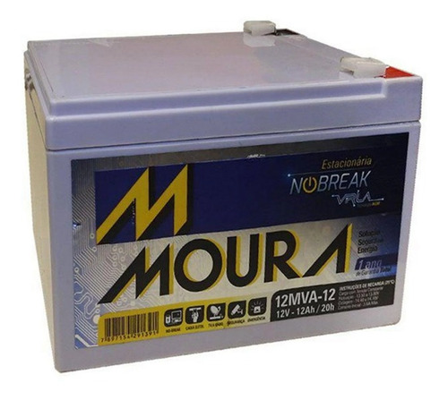 Bateria Selada Moura 12v 12a