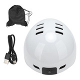 Casco De Bicicleta Inteligente Blanco Blanco Con Cámara 1080