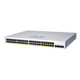 Switch Cisco Cbs220 48 Ports Giga Poe 4x1gb Sfp