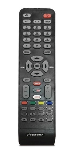 Control Remoto Pantalla Pioneer Smart Tv Netflix Baterias Inluidas /e