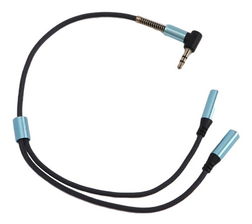 Cable Adaptador Doble Jack 3.5mm Dual Auxiliar Audífonos 