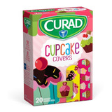 Bandita Adhesiva Infantil Cupcake Curad Cj 24 Cajillas