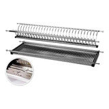 Locero Platero Escurridor 100% Inox 100 Cm F8118