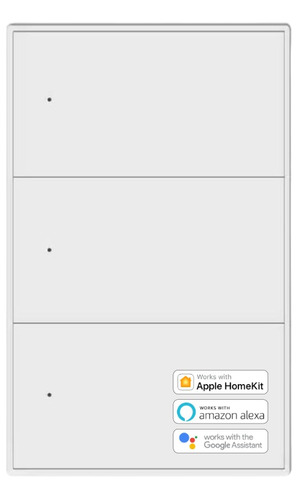 Zemismart Interruptor Inteligente Triple Sin Neutro Homekit