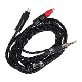 Cable De Audio Para Audífonos, Doble Aguja, 8 Núcleos Bala