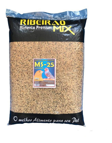 Ração Para Canário Belga Alpiste Misturado 100% Premium 10kg