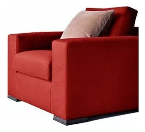 Sillon 1 Cuerpo Premium En Pana Antimancha Fullconfort.