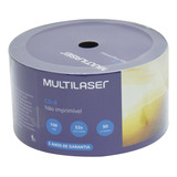 100 Cd-r Multilaser 700mb 80min 52x Logo