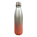 Botella Termica Acero Inox Deportiva Con Brillito 500ml Color Rosa